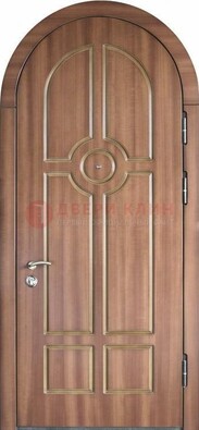 Арочная дверь с отделкой массивом ДА-35 в Звенигороде