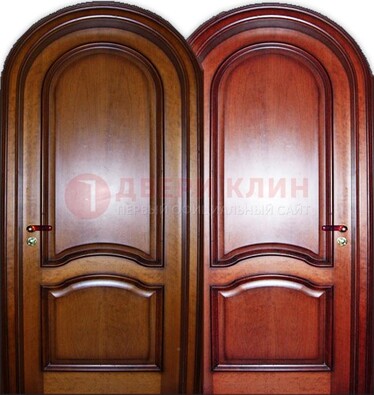 Входная арочная дверь МДФ внутри ДА-5 для сельского дома в Звенигороде