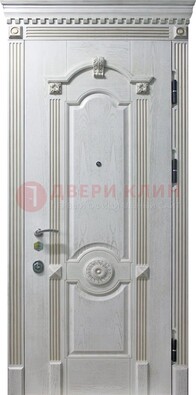 Белая дверь с МДФ ДМ-525 в Звенигороде