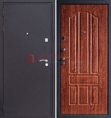 Темная стальная дверь с порошковым напылением ДП-188 в Звенигороде