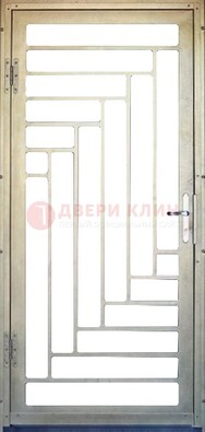 Железная решетчатая дверь с узором ДР-41 в Звенигороде