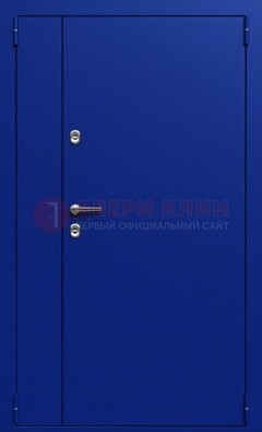 Синяя тамбурная дверь ДТМ-23 в Звенигороде