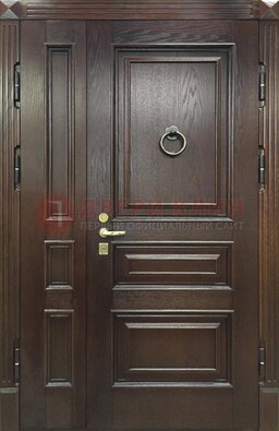 Полуторная металлическая дверь с виноритом ДВТ-253 в Звенигороде
